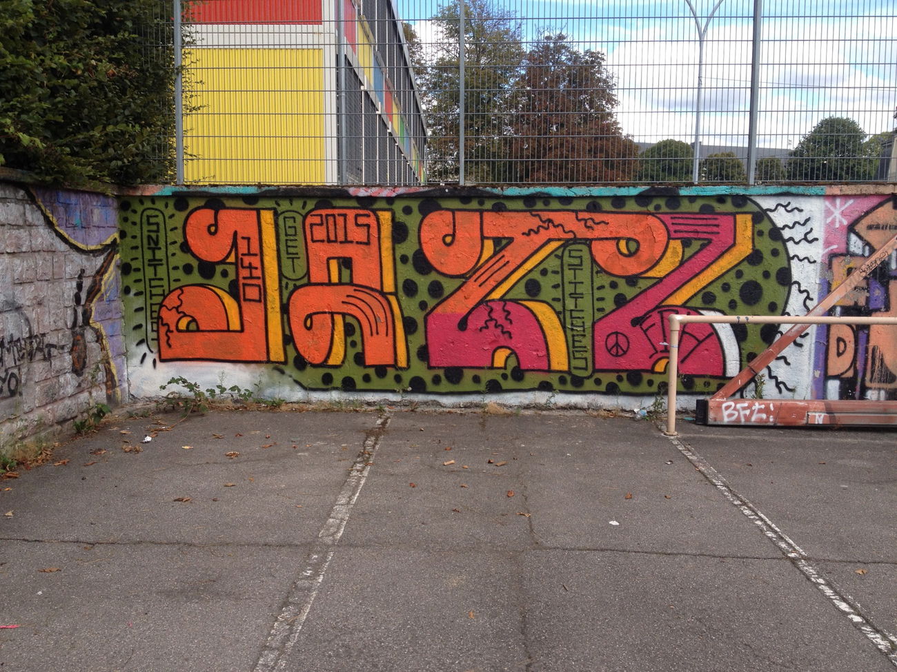 Graffiti Wall in Luxembourg - Photo by Grafilzer - jazz (2015)