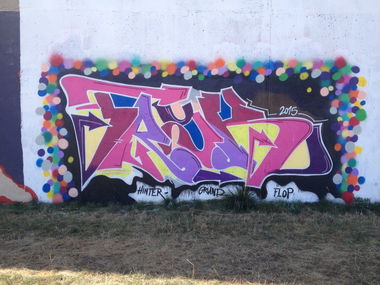 Graffiti Wall - Photo by Grafilzer - fryk, tryk