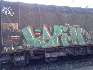 Graffiti Train - Photo by Grafilzer - lapin