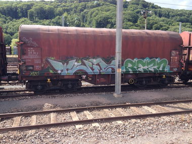Graffiti Train - Photo by Grafilzer - twis, rezo