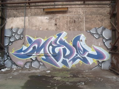 Graffiti Wall in Trier - Photo by Grafilzer - kaos (2002)