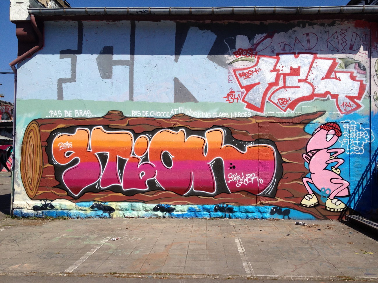 Graffiti Wall in Luxembourg - Photo by Grafilzer - stick, fdh, 134