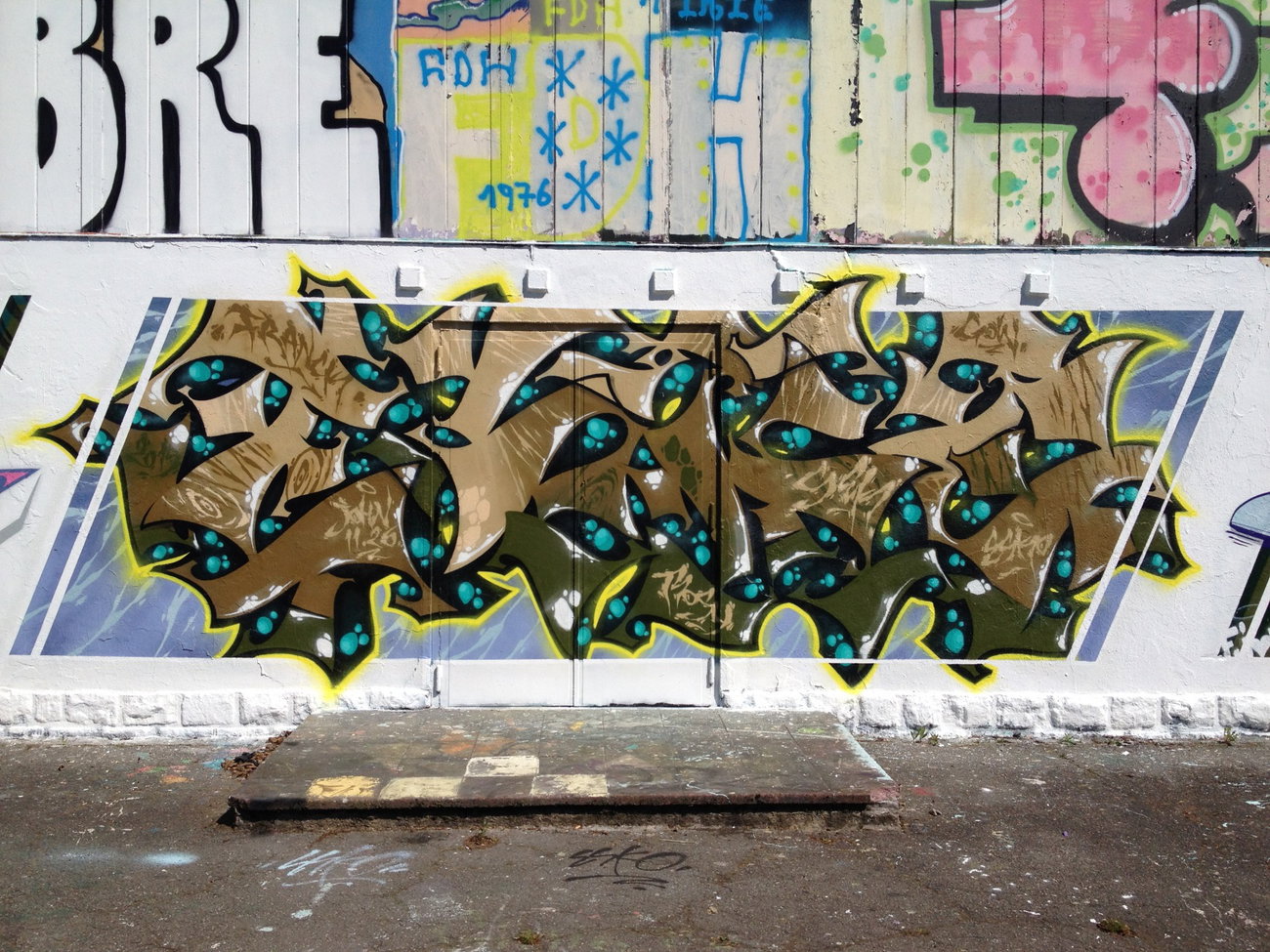 Graffiti Wall in Luxembourg - Photo by Grafilzer (2015)
