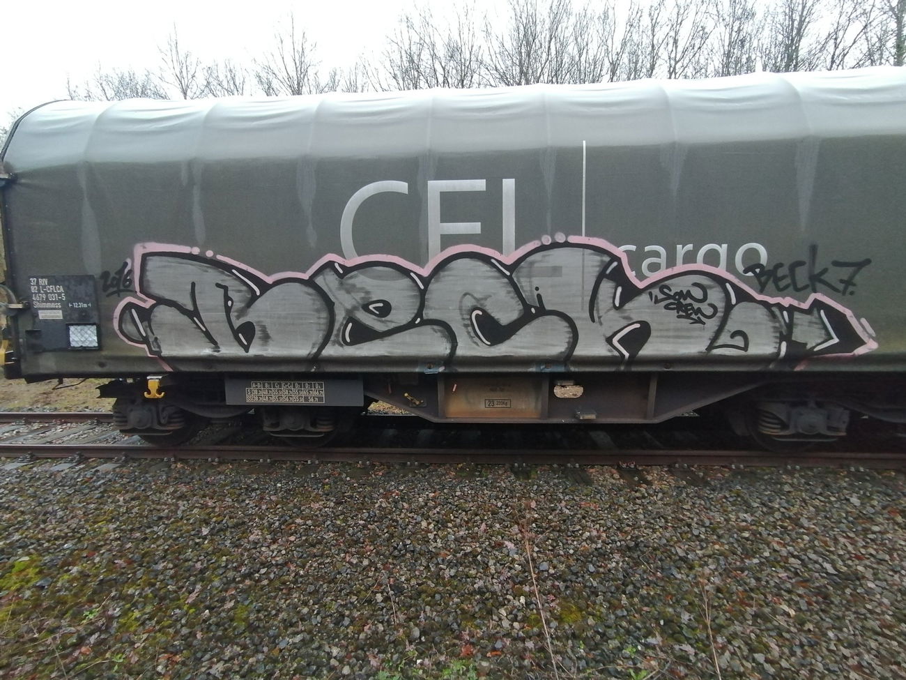 Graffiti Train in Luxembourg - Photo by Grafilzer - freight, cargo, fr8
