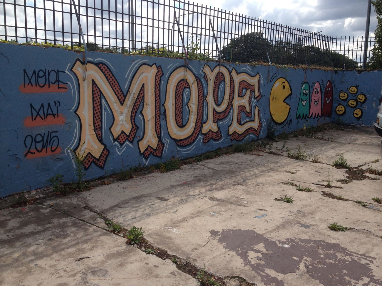 Graffiti Wall in Luxembourg - Photo by Grafilzer - mope (2015)