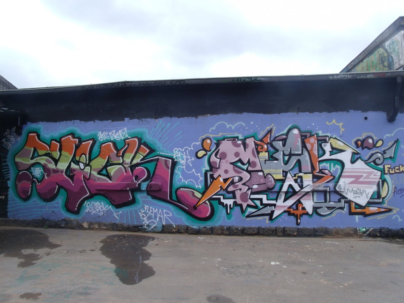 Graffiti Wall in Luxembourg - Photo by Grafilzer - stick, musk, fdh