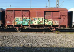 Graffiti Train in Luxembourg - Photo by Grafilzer - freight, cargo, fr8