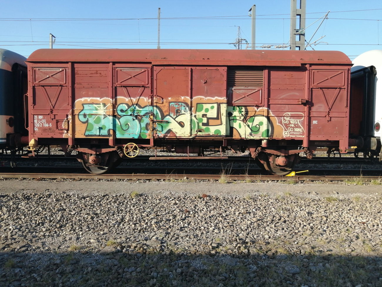 Graffiti Train in Luxembourg - Photo by Grafilzer - freight, cargo, fr8