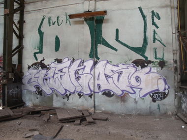 Graffiti Wall in Trier - Photo by Grafilzer - regas (2004)
