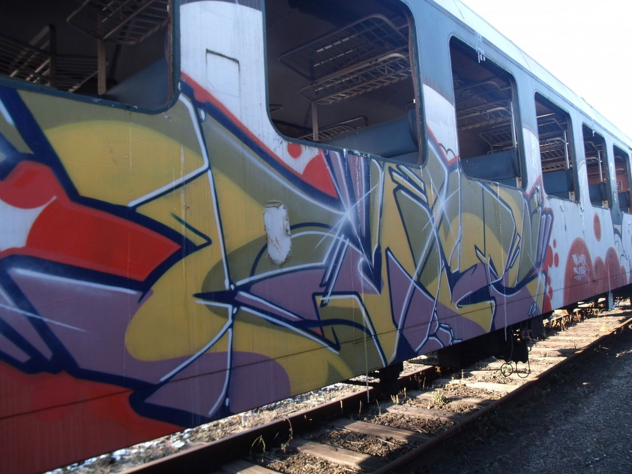 Graffiti Train in Trier - Photo by Grafilzer