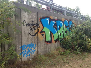 Graffiti Bombing in Luxembourg - Photo by Grafilzer - kb63