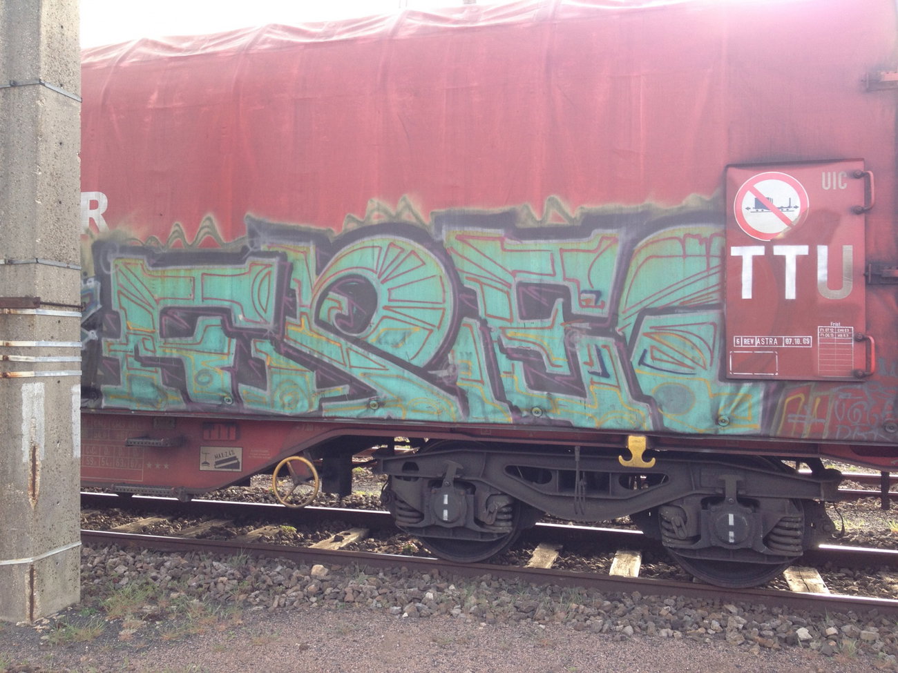 Graffiti Train - Photo by Grafilzer - frei, freighter