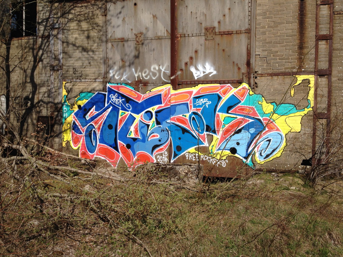 Graffiti Wall in Luxembourg - Photo by Grafilzer - stick, fdh