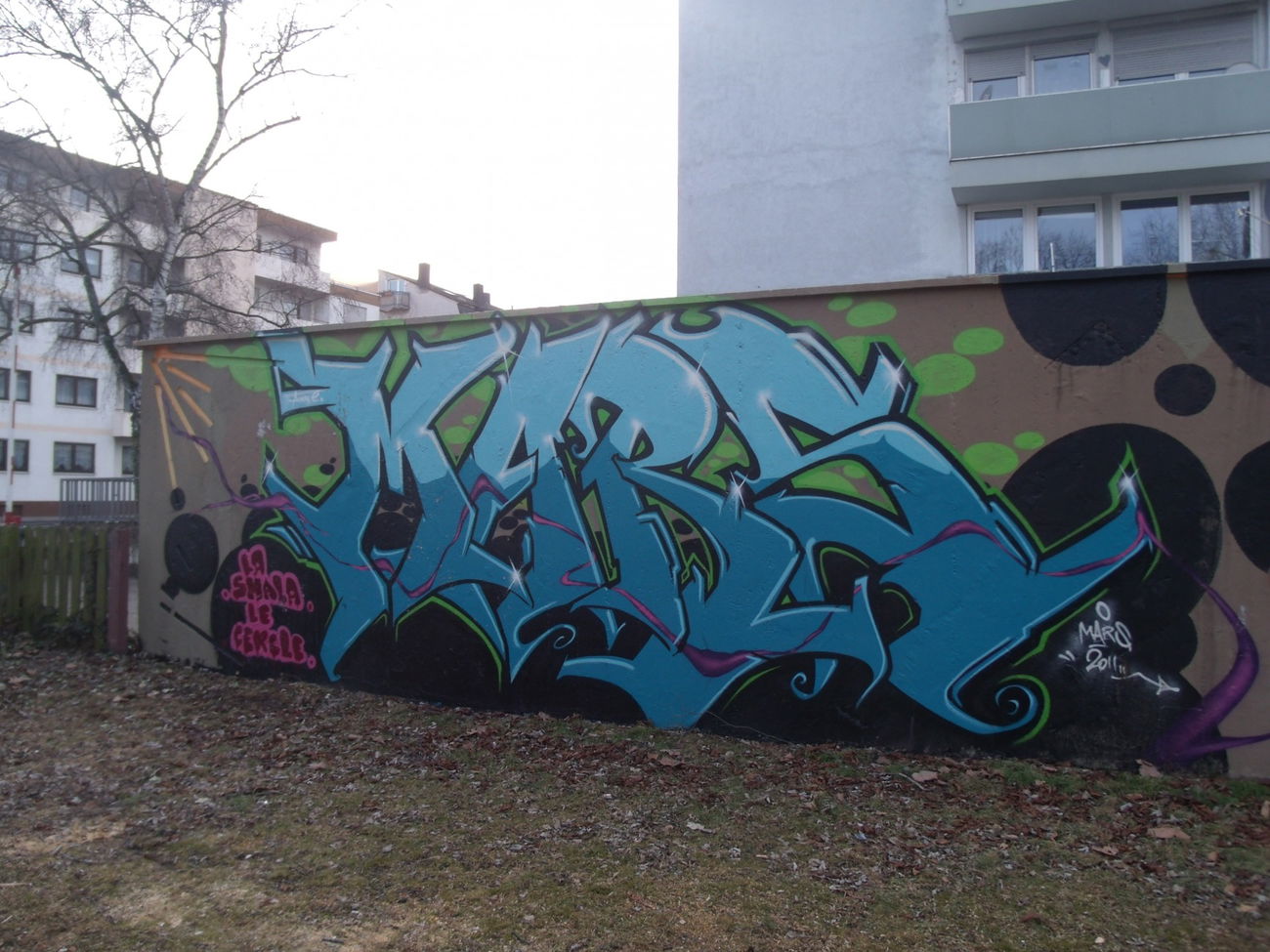 Graffiti Wall in Trier - Photo by Grafilzer - mars, lasmala (2011)