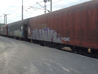 Graffiti Train - Photo by Grafilzer - sluk