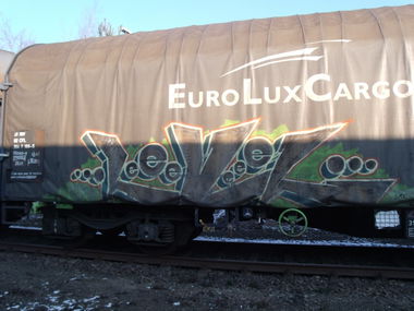 Graffiti Train in Trier - Photo by Grafilzer - level