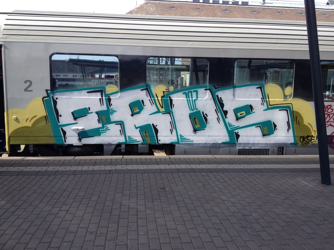Graffiti Train in Luxembourg - Photo by Grafilzer - eros