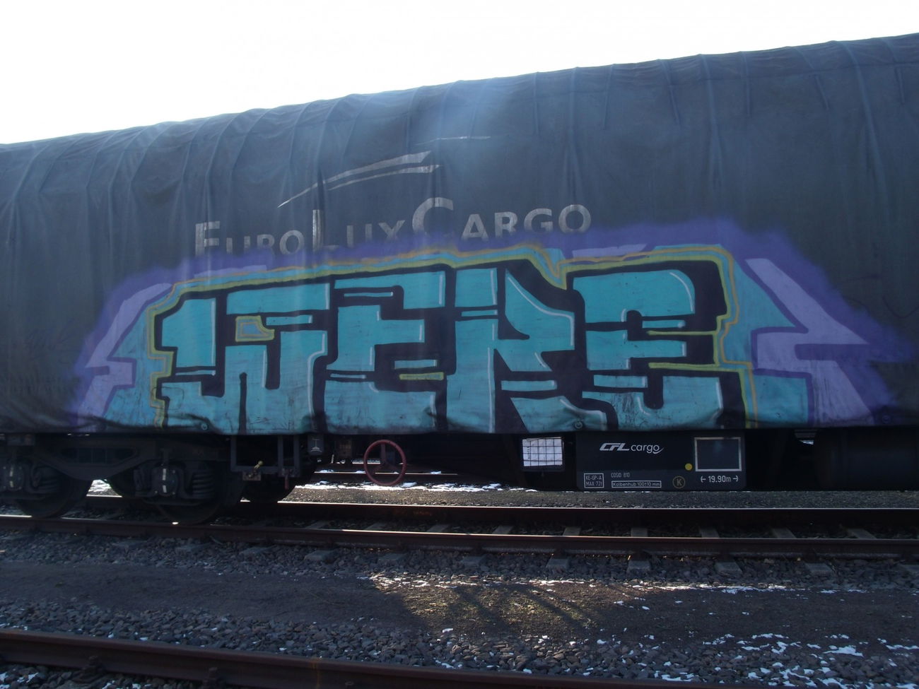 Graffiti Train in Trier - Photo by Grafilzer - were