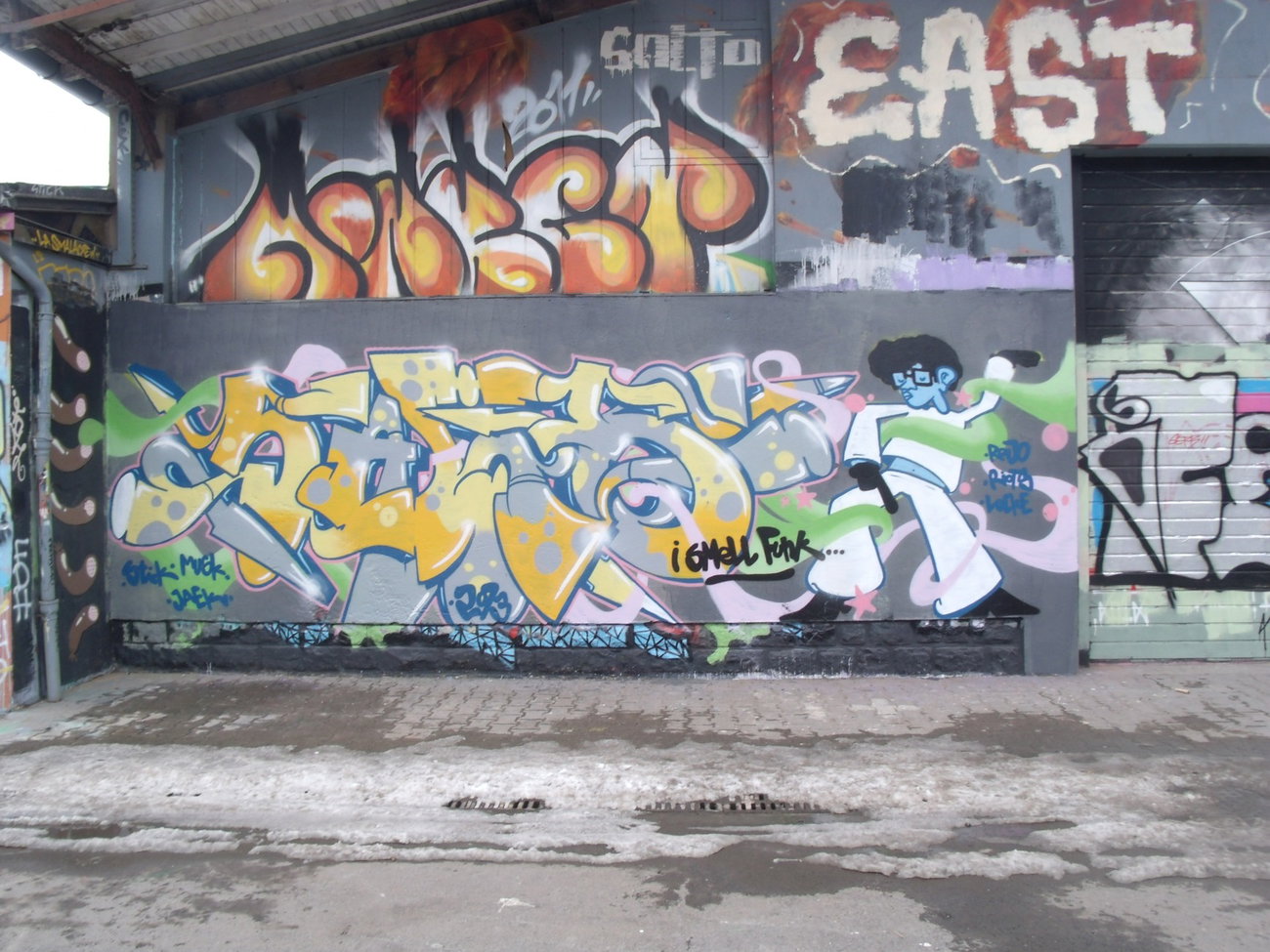 Graffiti Wall in Luxembourg - Photo by Grafilzer - salto