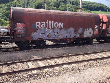 Graffiti Train - Photo by Grafilzer - fume, ifc