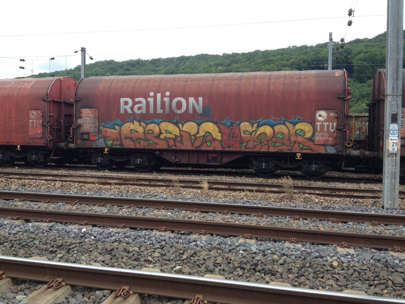 Graffiti Train - Photo by Grafilzer - freighter