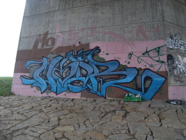 Graffiti Wall in Trier - Photo by Grafilzer - modr