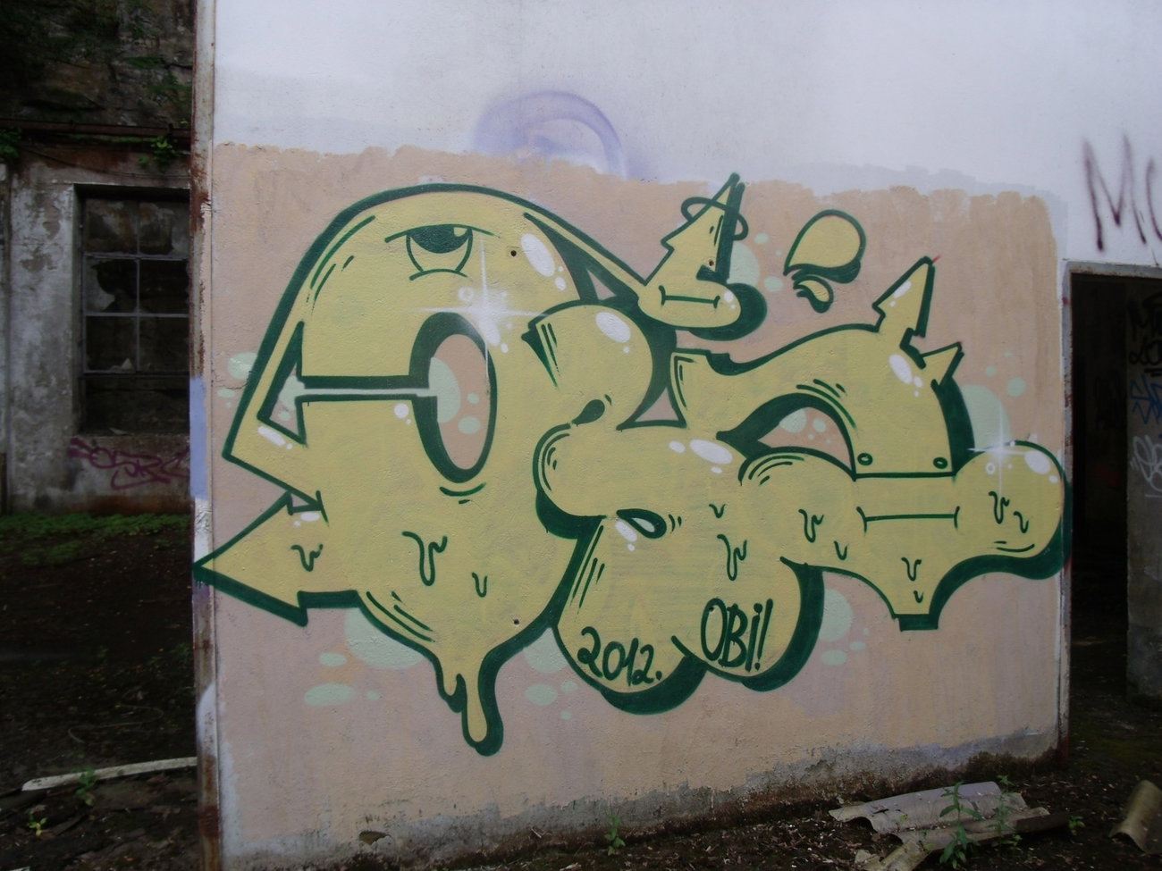 Graffiti Wall in Luxembourg - Photo by Grafilzer - obi (2012)