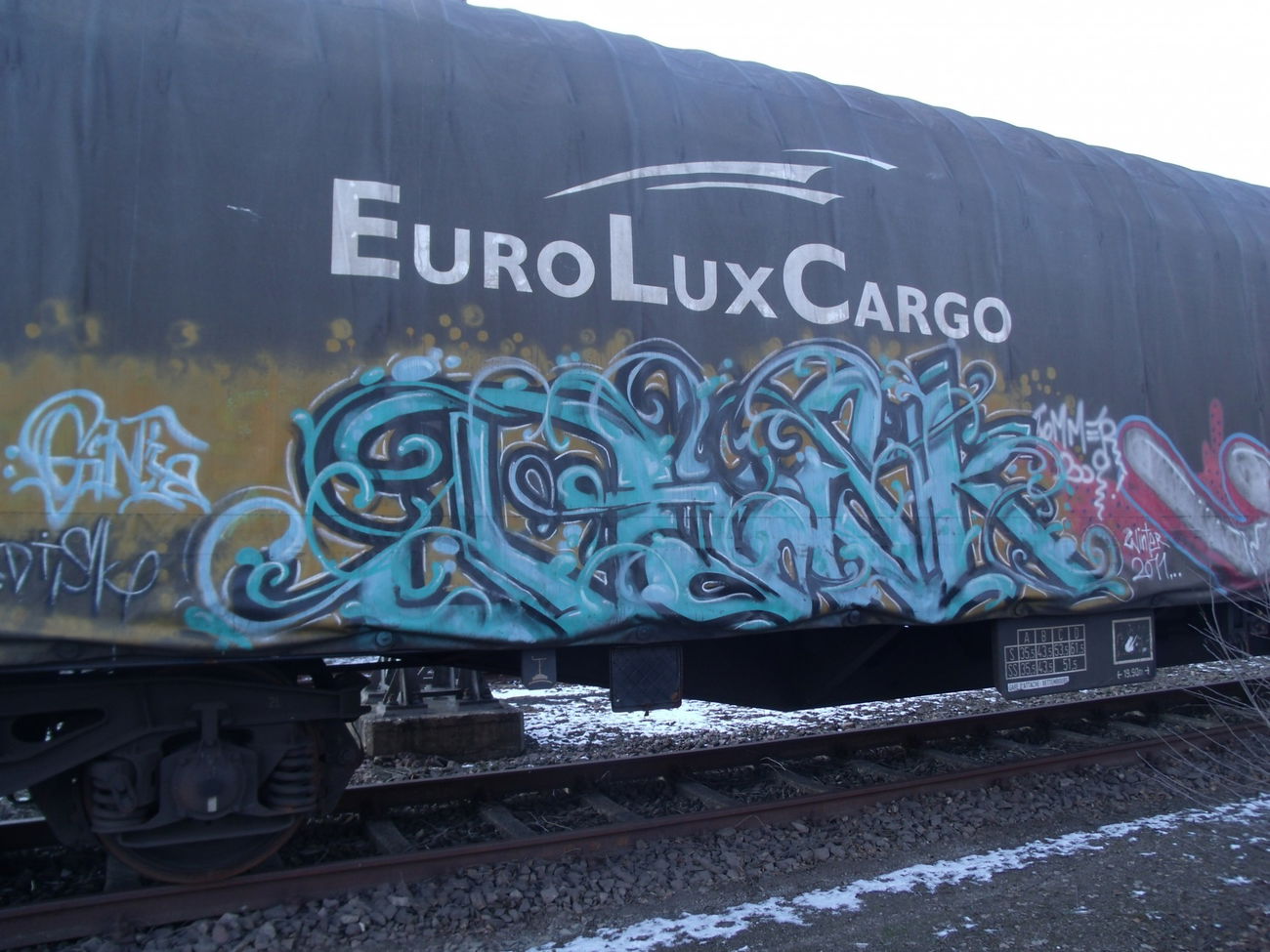 Graffiti Train in Trier - Photo by Grafilzer