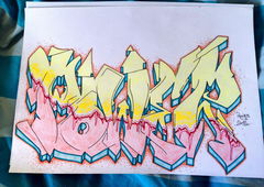 Graffiti Wall - Photo by Grafilzer - Power, sketch (2015)