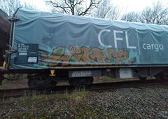 Graffiti Train in Luxembourg - Photo by Grafilzer - freight, cargo, fr8