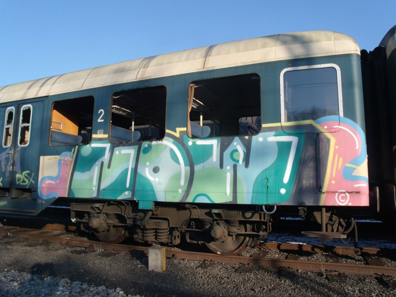 Graffiti Train in Trier - Photo by Grafilzer - now