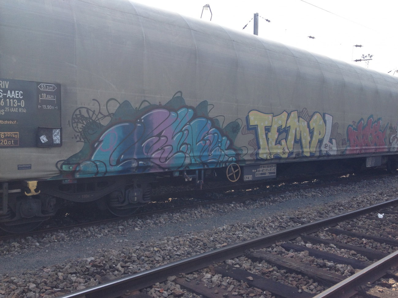 Graffiti Train - Photo by Grafilzer - crank, templ, ifc