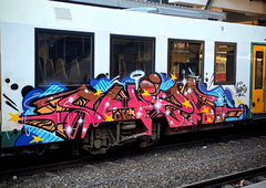 Graffiti Train - Photo by Grafmessie