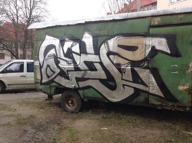 Graffiti Train - Photo by GrapeUmexCrew - Grabe