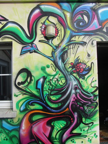 Graffiti Wall in Kaiserslautern - Photo by GrauBlau - graublau, farbschmiede, kaiserslautern (2014)