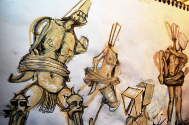 Graffiti Sketch in Kaiserslautern - Photo by GrauBlau - graublau, farbschmiede, kaiserslautern (2014)