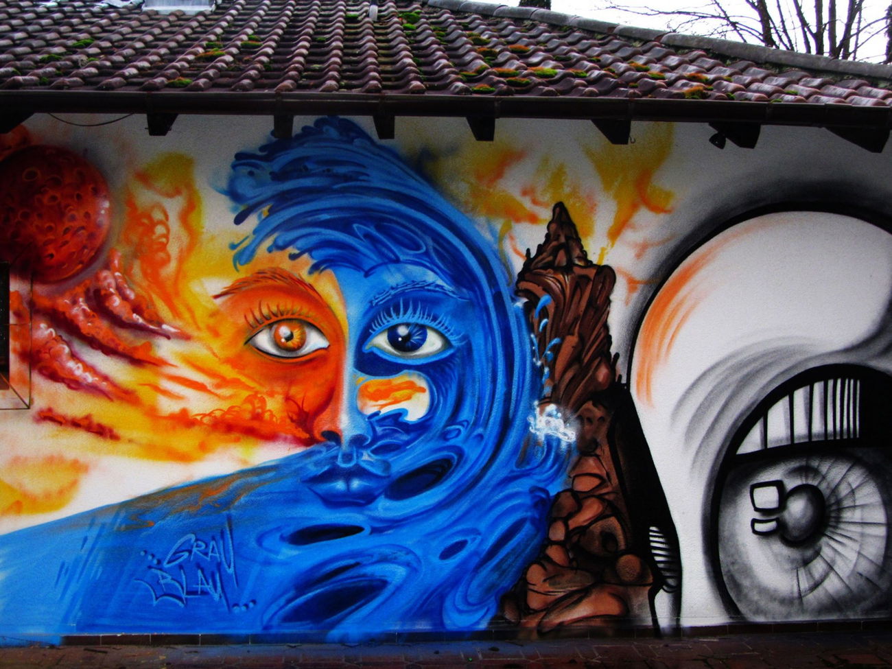 Graffiti Wall - Photo by GrauBlau - graublau, farbschmiede, kaiserslautern (2014)