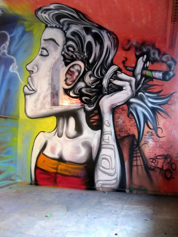 Graffiti Wall in Kaiserslautern - Photo by GrauBlau - graublau, farbschmiede, kaiserslautern (2014)