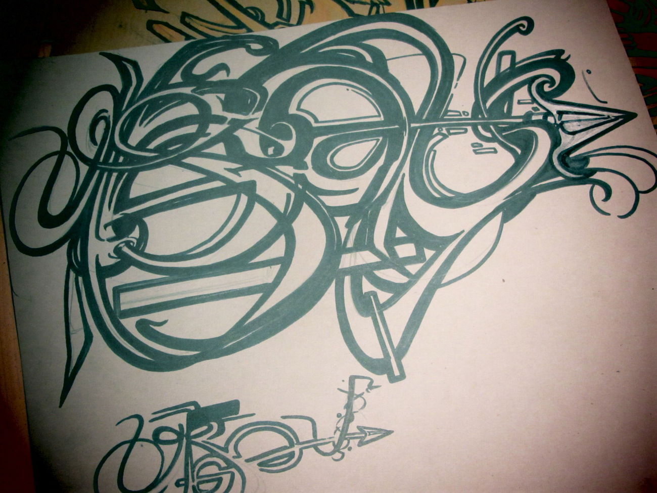 Graffiti Sketch in Kaiserslautern - Photo by GrauBlau - graublau, farbschmiede, sketch (2015)