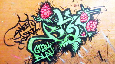 Graffiti Sketch in Kaiserslautern - Photo by GrauBlau - graublau, farbschmiede, markersketch (2014)