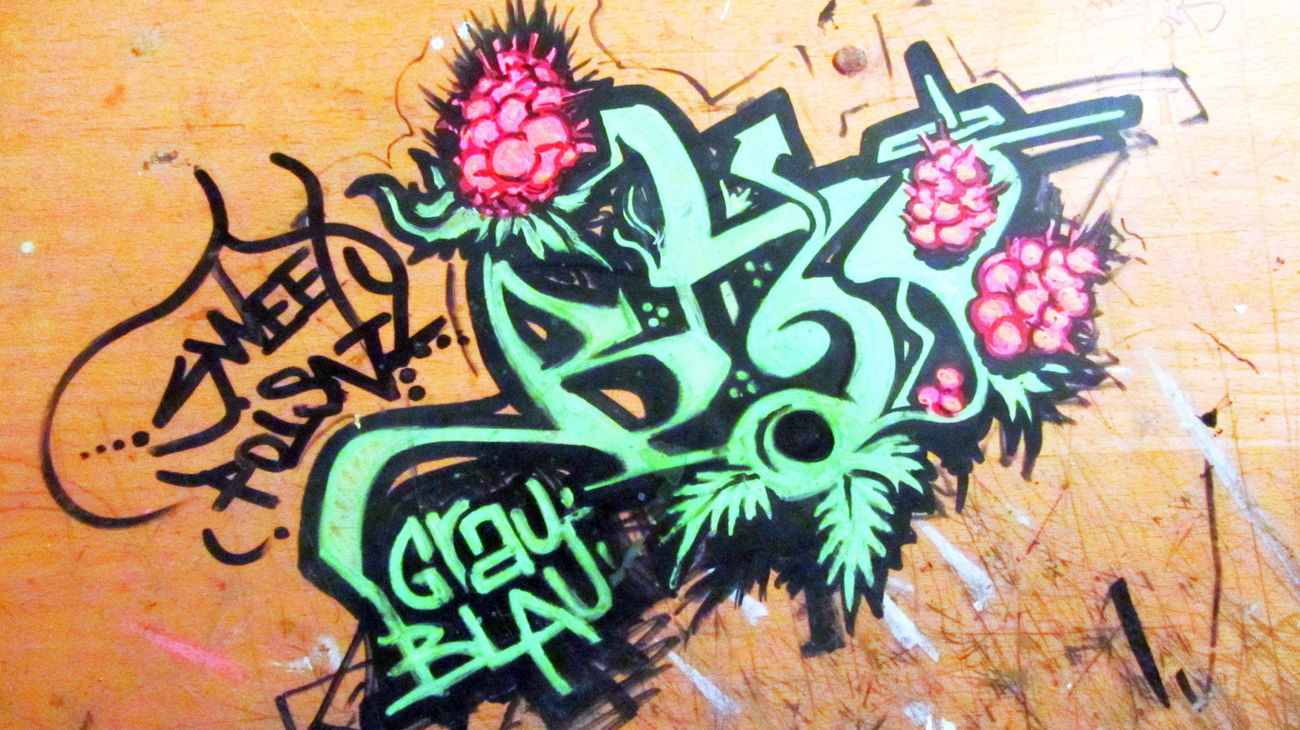 Graffiti Sketch in Kaiserslautern - Photo by GrauBlau - graublau, farbschmiede, markersketch (2014)