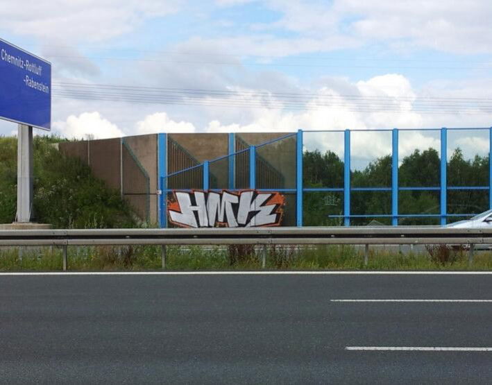 Graffiti Bombing in Germany - Photo by GraveyardShift - hmk, 2012