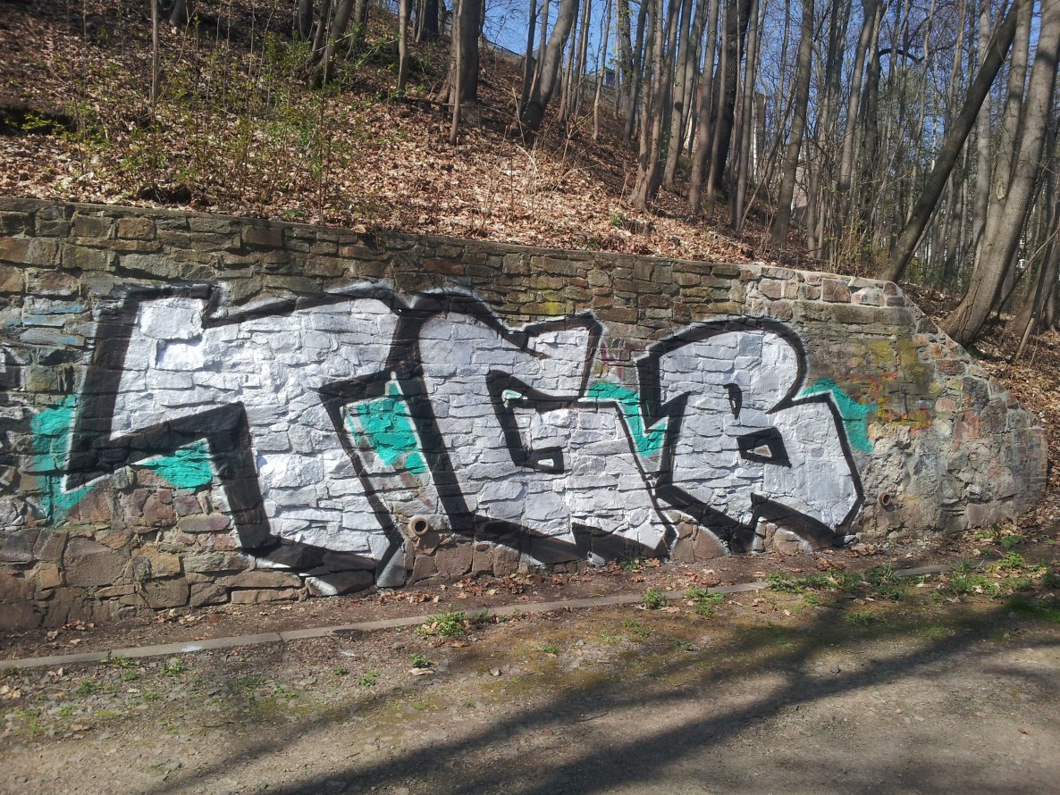 Graffiti Wall - Photo by GraveyardShift - tgb, chemnitz, sachsen (2014)