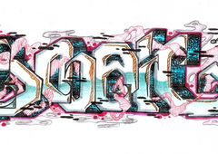 Graffiti Wall - Photo by GreKo - snail, battle (2016)