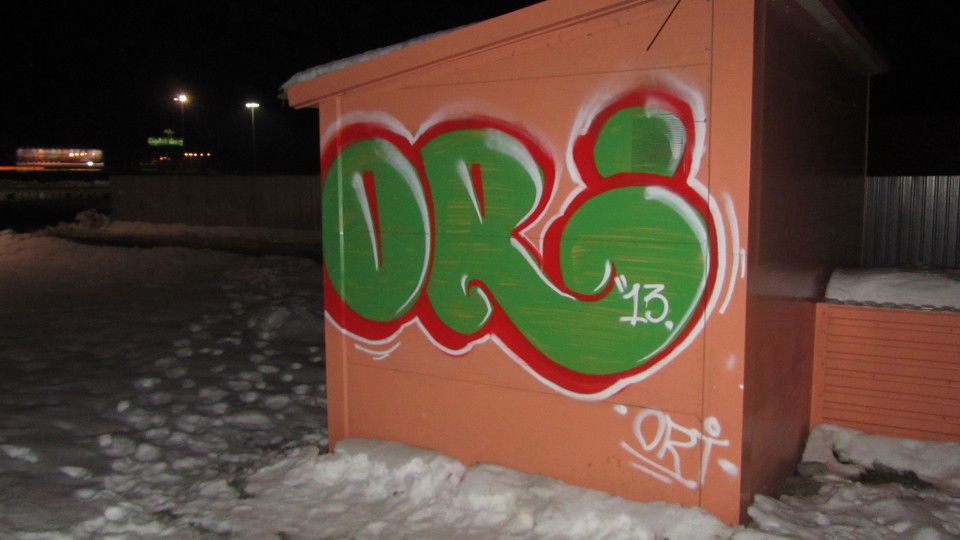 Graffiti Bombing - Photo by Grehuoz - kiev, piece, ori (2013)