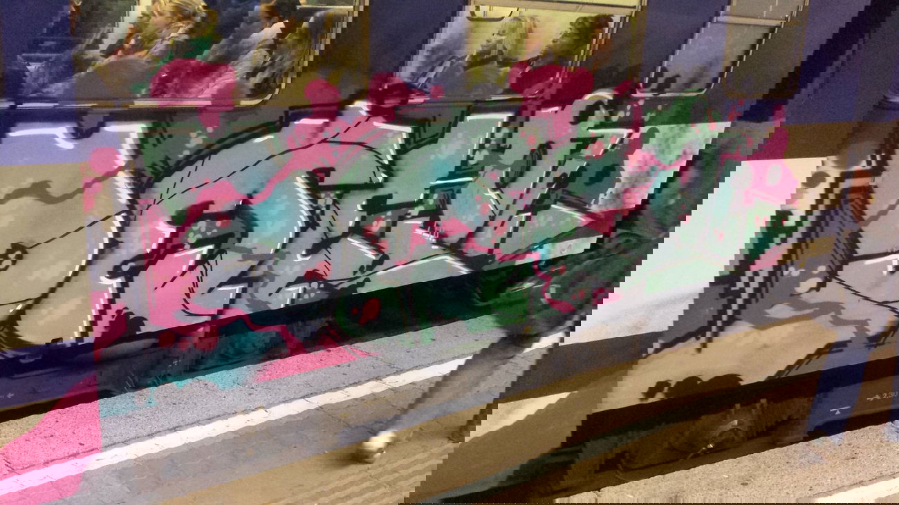 Graffiti Train in Vienna - Photo by Grex - Deseo (2013)