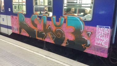Graffiti Train in Vienna - Photo by Grex - RClub (2013)
