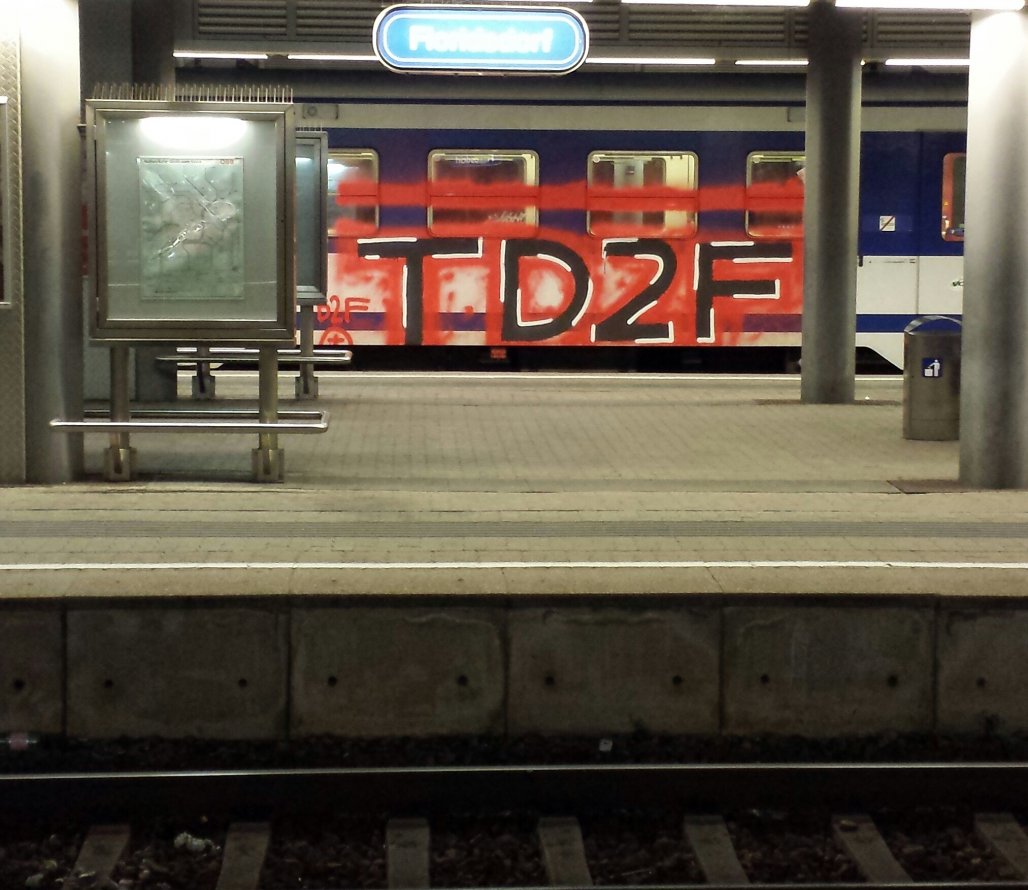 Graffiti Train in Vienna - Photo by Grex - TD2F (2013)