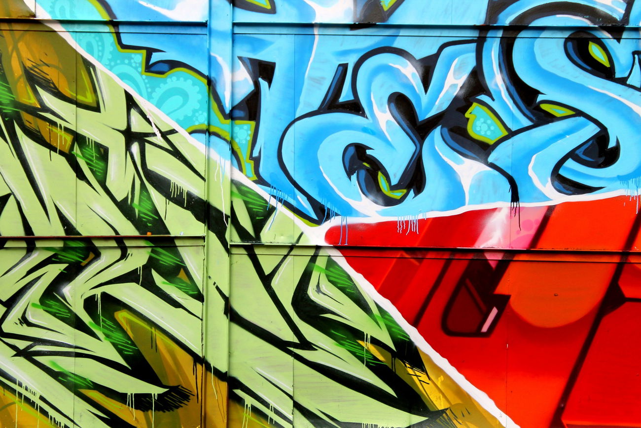 Graffiti Wall - Photo by GrimeOne - grime, grimegraffiti, saintp (2016)