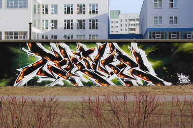 Graffiti Wall - Photo by GrimeOne - grime, grimegraffiti, saintp (2016)